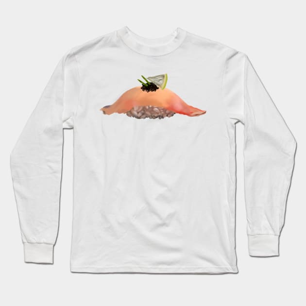 Sushi! Long Sleeve T-Shirt by kozinoart